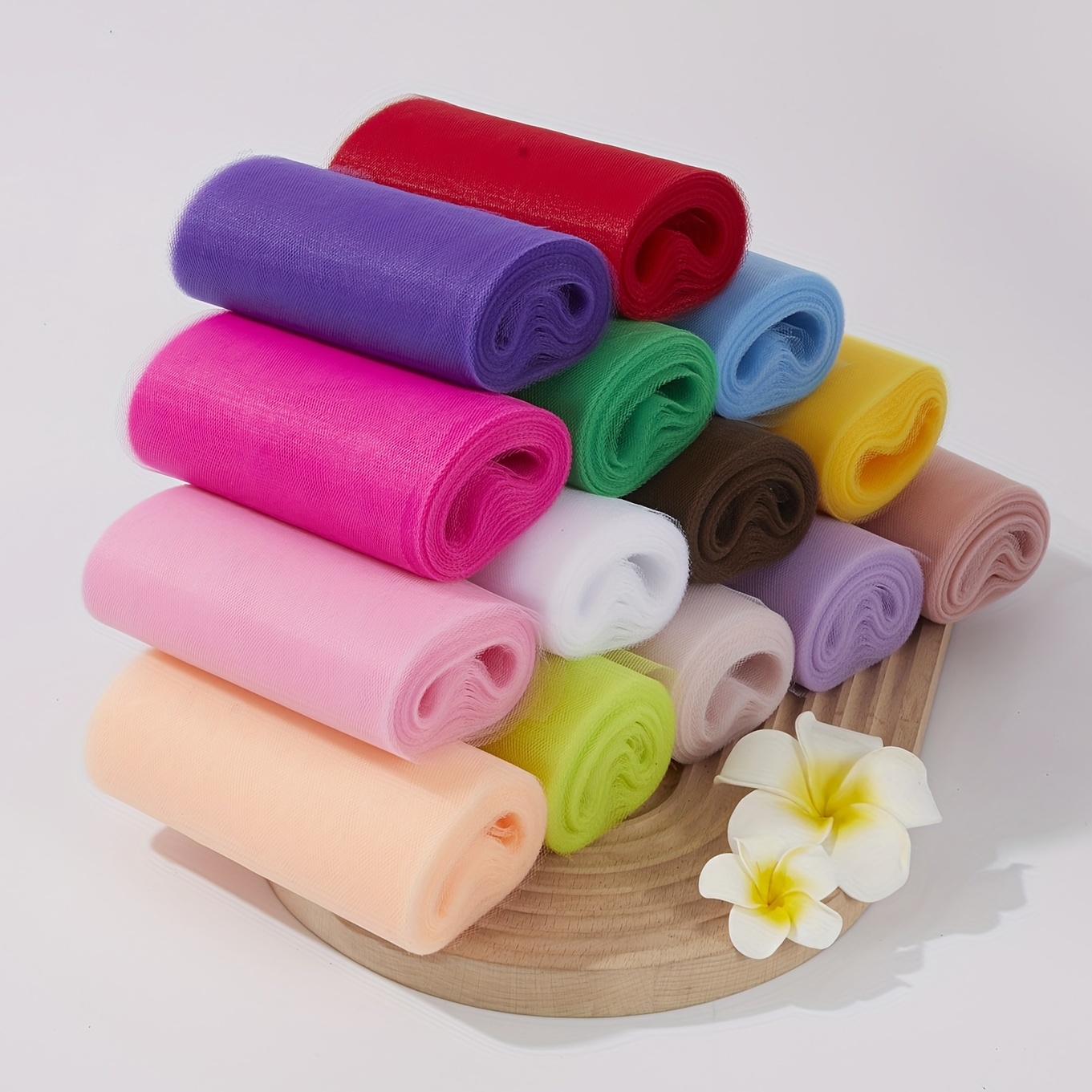 Tulle Fabric Rolls By 100 Yards Fabric Spool Tulle Ribbon - Temu
