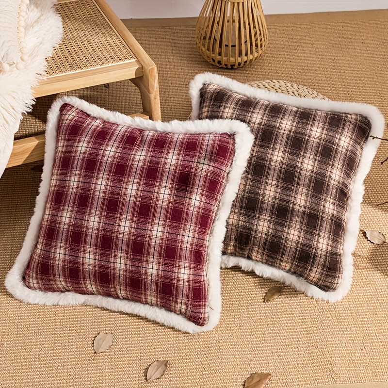 Cozy Soft Throw Pillow Covers Pillowcases For Christmas Decoration
