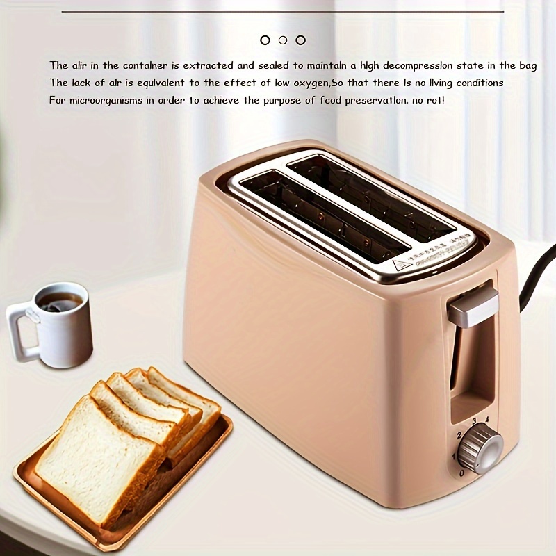 1pc, Electric Toaster, 2 Slice Toaster, Home Use Automatic Breakfast  Machine, Multi-function Toaster Bread Maker, Kitchen Accessories Baking  Supplies