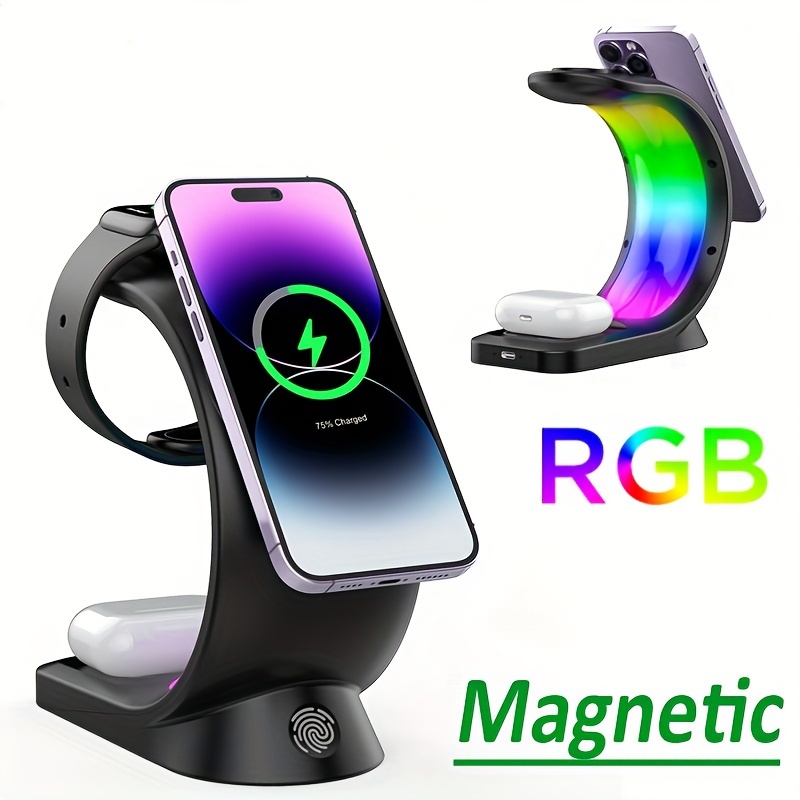New USB Magnetic Led Call Flash Phone Case For iPhone 14 13 Pro