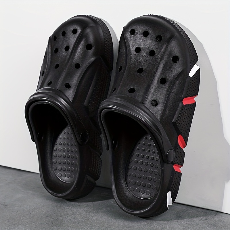 Men's Comfortable Platform Clogs Hollow Out Non Slip Garden Shoes