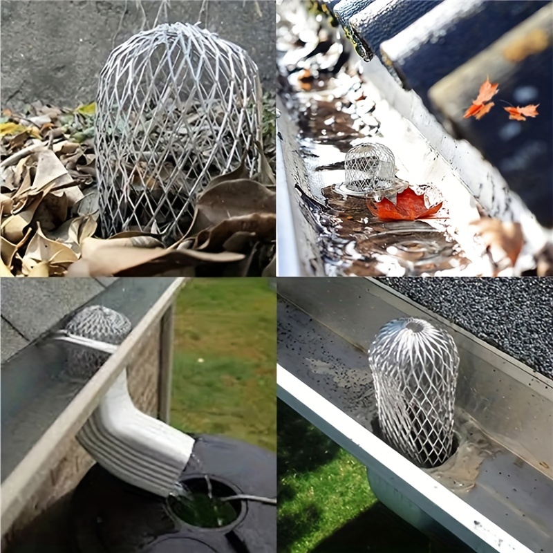 Gutter Guard Mesh resizable Flexible Corrosion Resistance - Temu