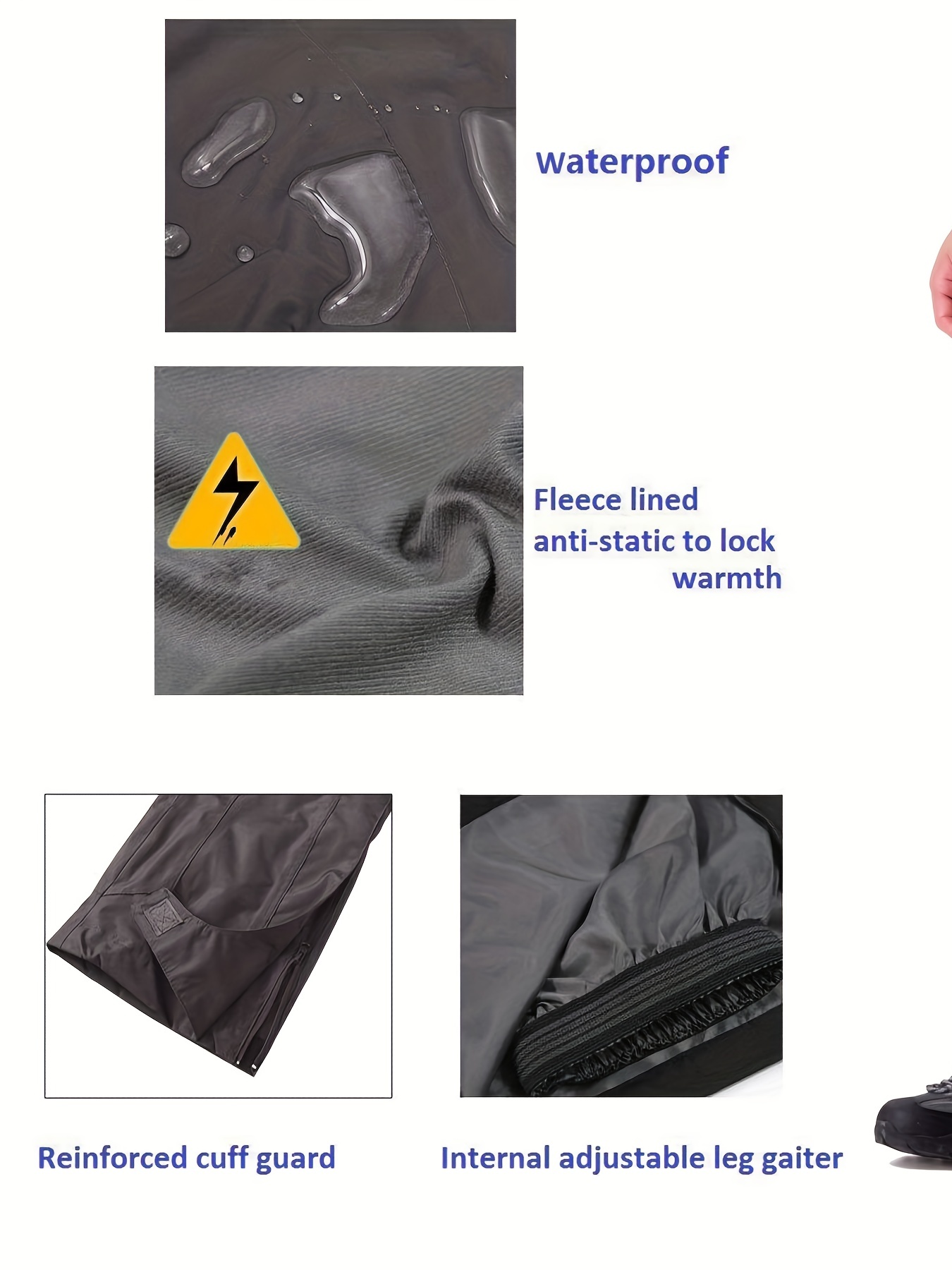 Men's Waterproof Ski Pants for Outdoor Activities
