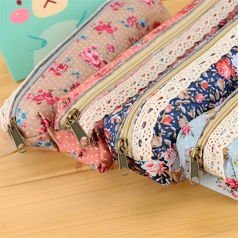 Shop Fresh Style Pencil Bag Small Flowers Pencil Case with great