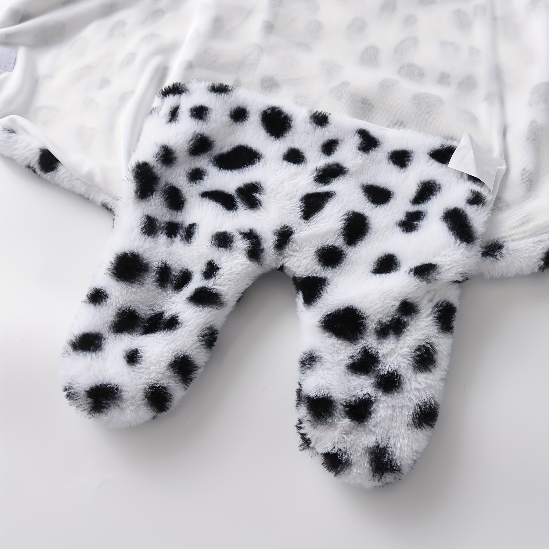   babys soft cartoon lamb swaddle blanket black white details 9