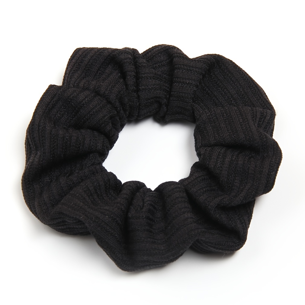 Solid Elastic Scrunchie For Women Girls Sleep Soft Scrunchies