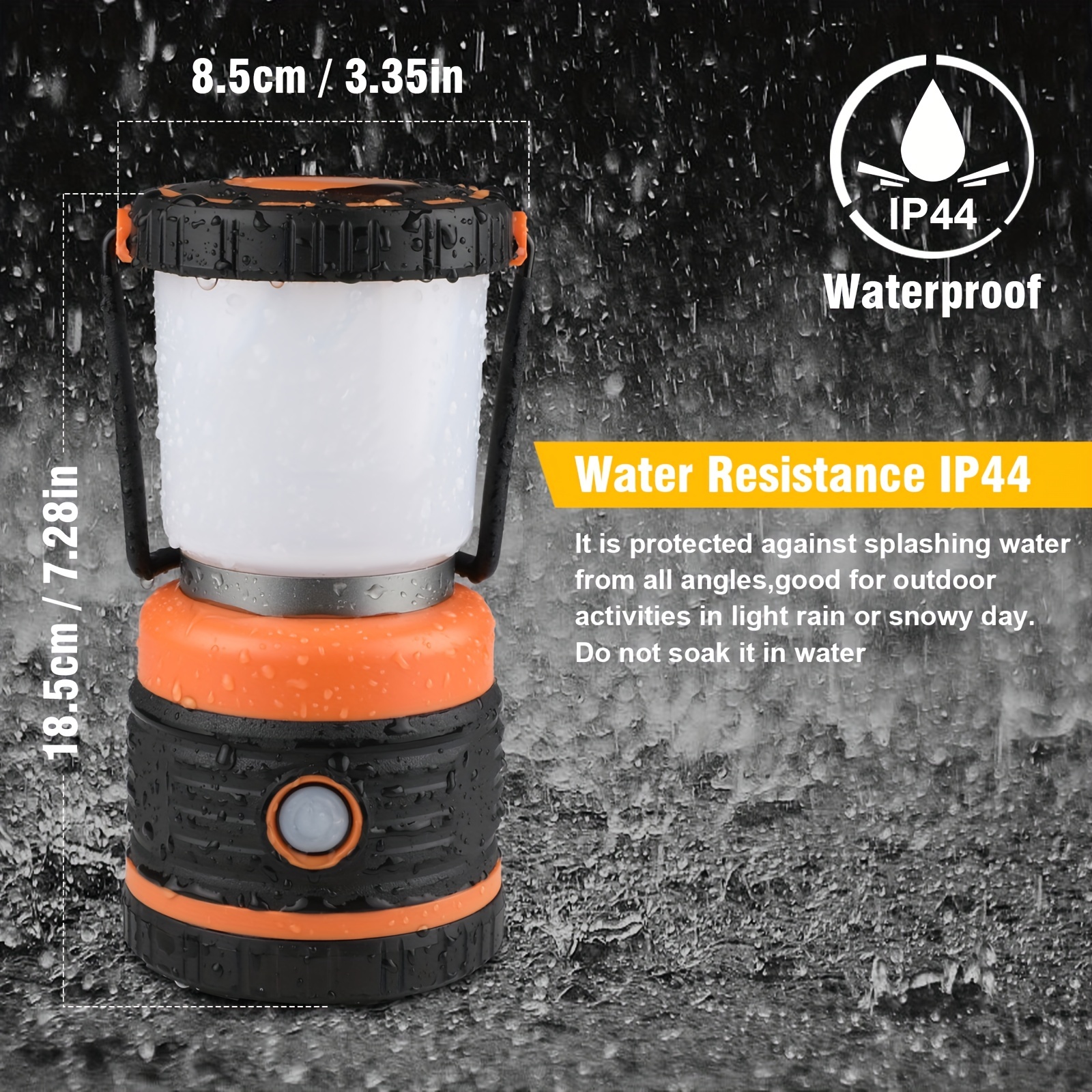 Rechargeable Led Camping Lantern - Brightness, 2 Light Modes, Ideal For  Camping, Hiking, Emergencies, Power Outages - Temu