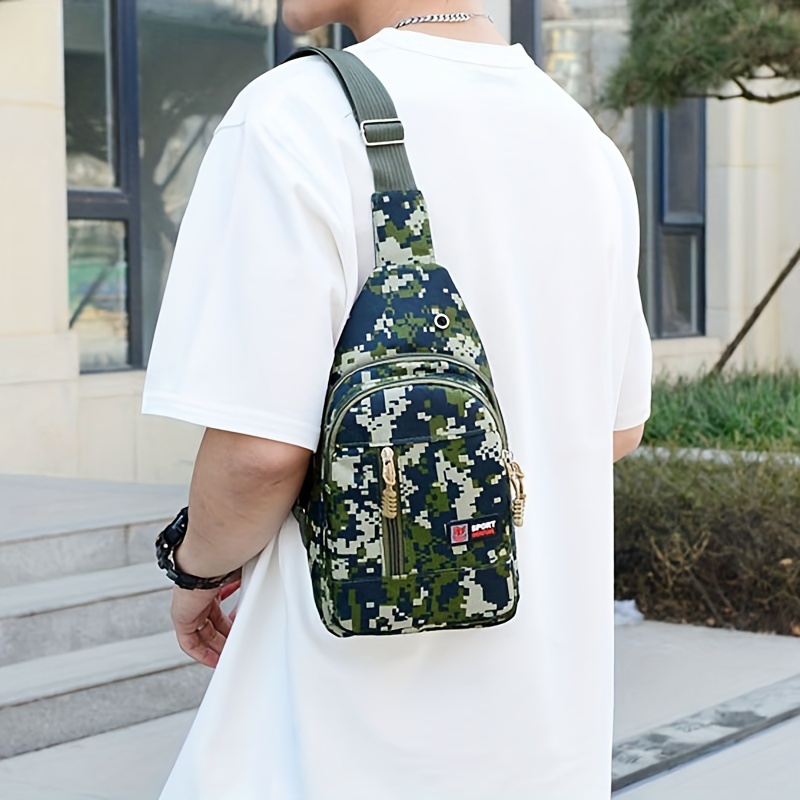 Men's Camouflage Crossbody Bag