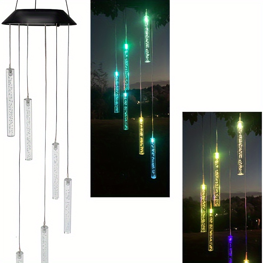 

1pc Solar Wind Chimes Outdoor, Wind Chimes Outdoor Color Changing Led Light, Gifts, For Women, Mom, Grandma, Daughter, Aunt, Friends, Wife, Solar Garden Light
