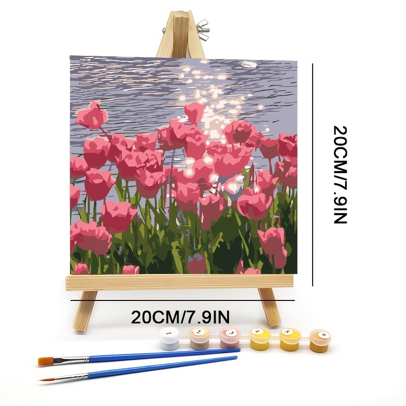 Futurekart DIY Oil Painting by Numbers Kits,Adult Paint by Number Kits, DIY  Oil Painting Kit, On Canvas Art Craft for Home Decor(chrysanthemum) Oil 20  inch x 16 inch Painting Price in India 