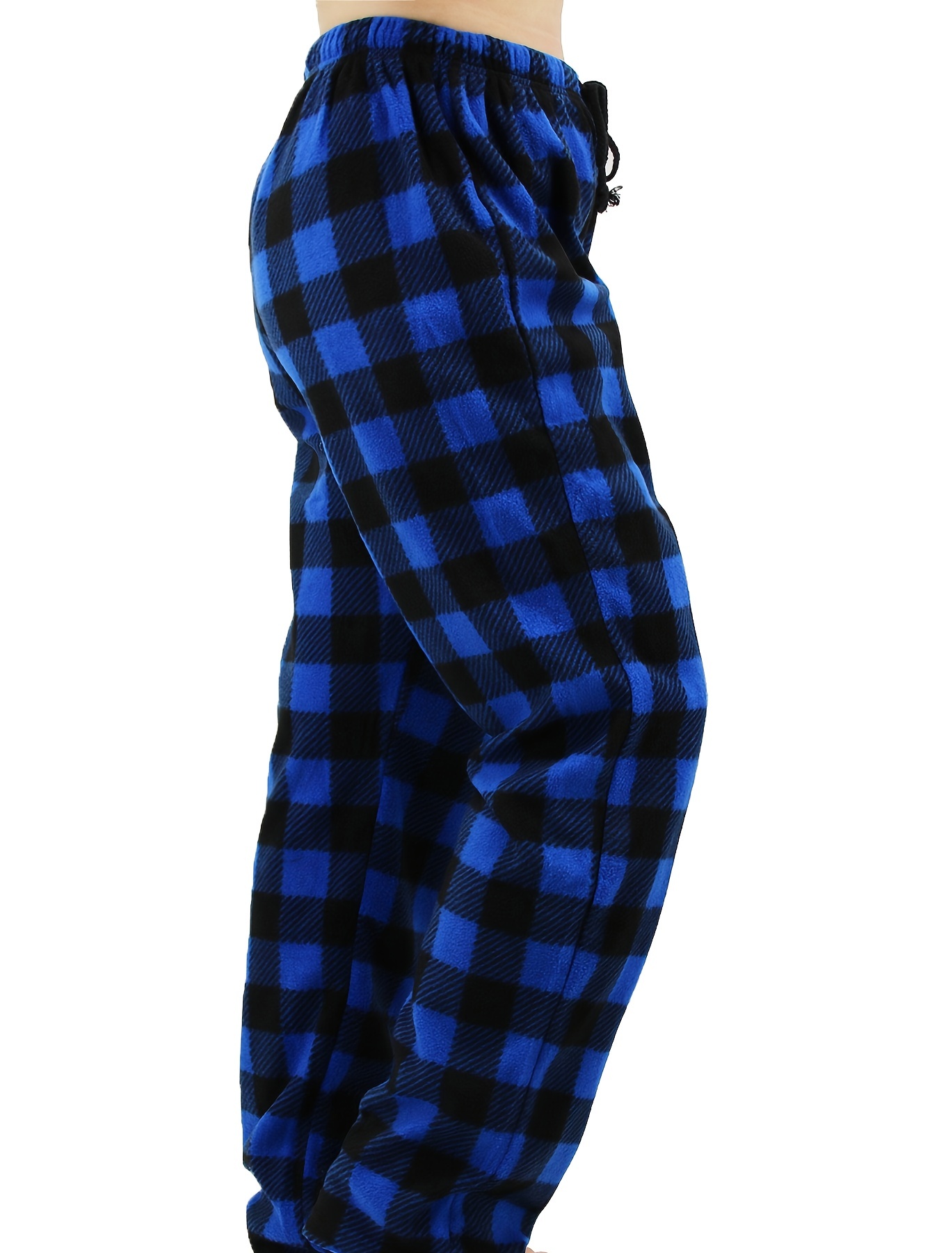 Women Plaid Pajama Pants Fuzzy Pack Long Thermal Lined - Temu Kuwait