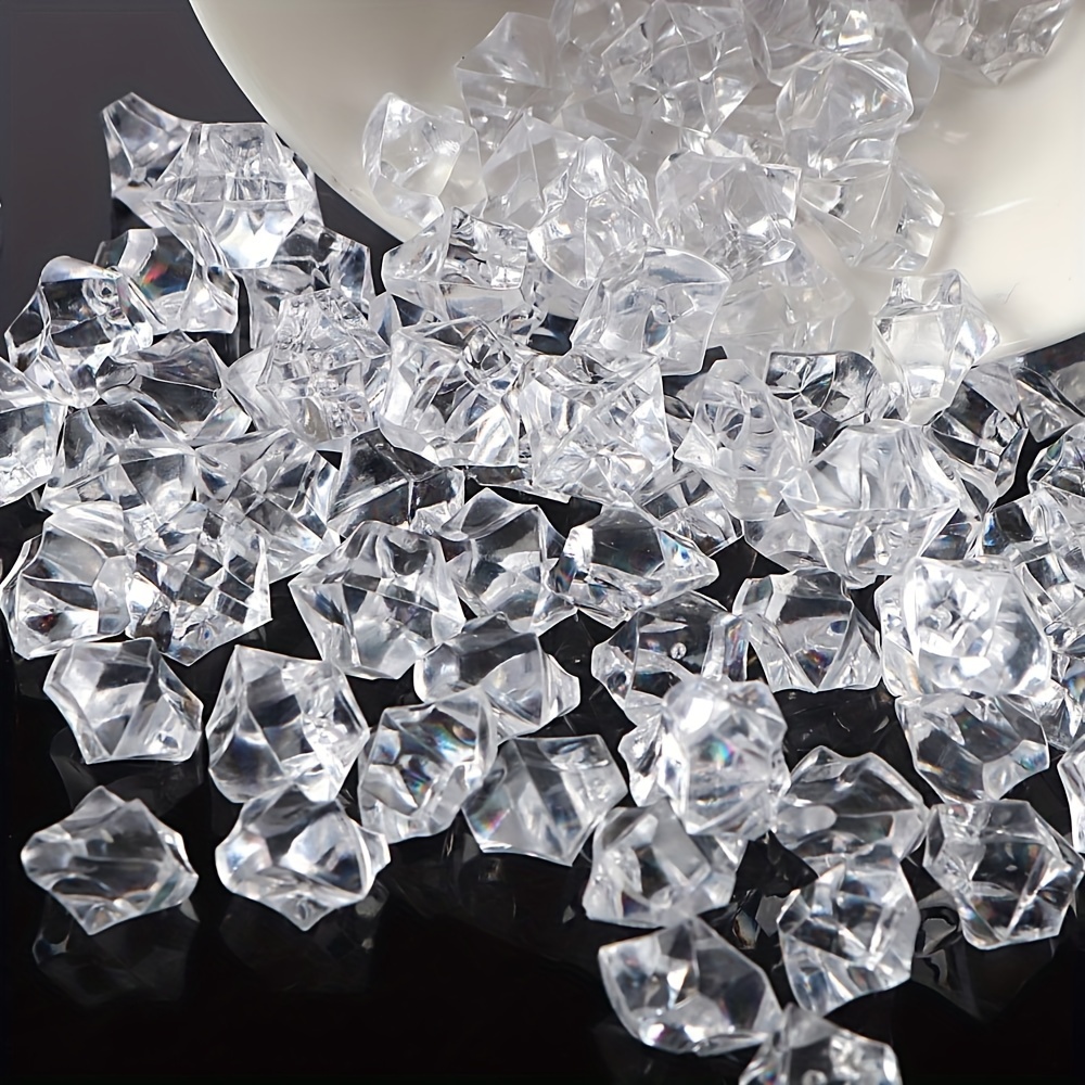 Plastic Gems Ice Grains Colorful Small Stones Acrylic Jewels - Temu