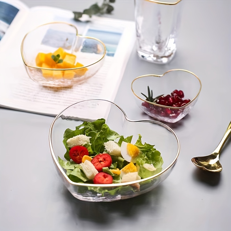 Versatile Round Dessert Bowl, Circular Glass Container For Salads And Sweet  Treats, Premium Glass Fruit Bowl, For Restaurant And Commercial Use - Temu