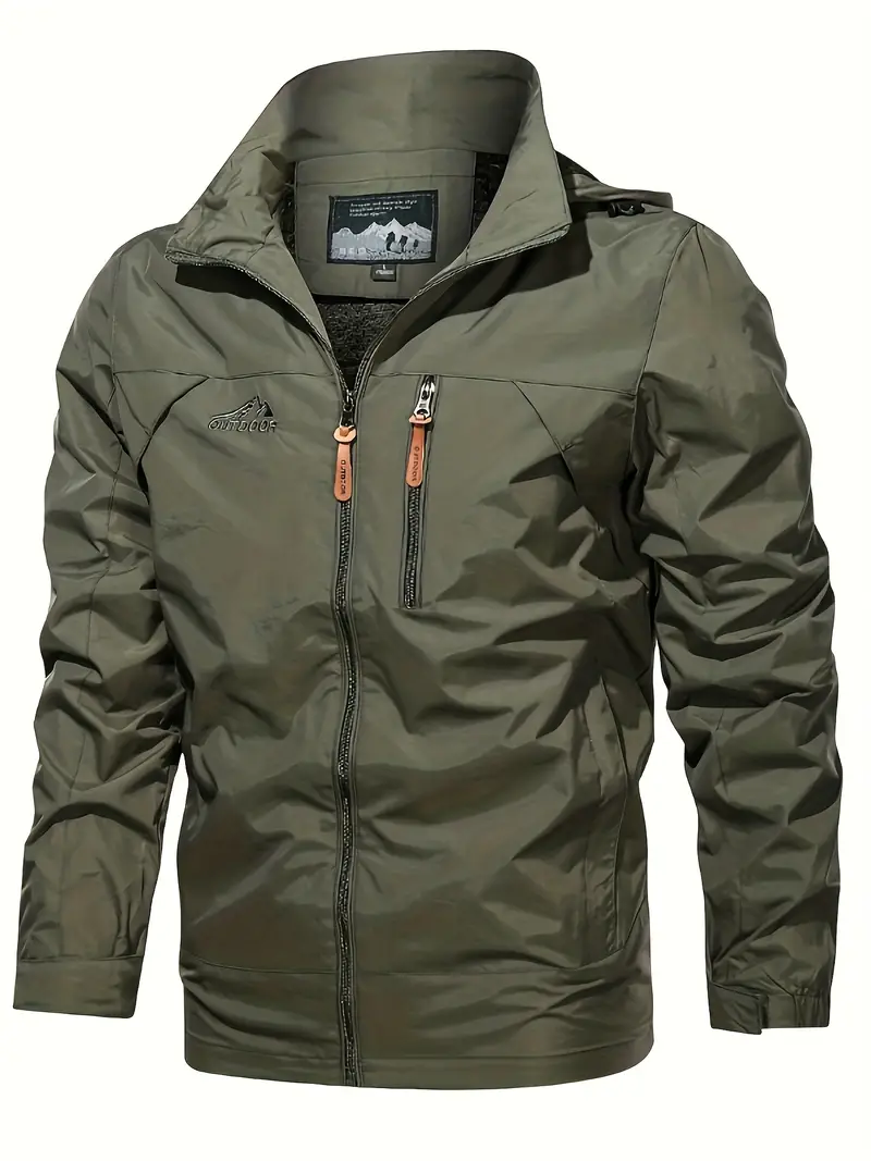 Men's Multifunctional Windproof & Waterproof Jacket (various sizes in Army Green)