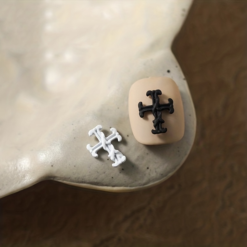 DIY Gothic Earring Making Kit, Including Bullet & Bat & Cross