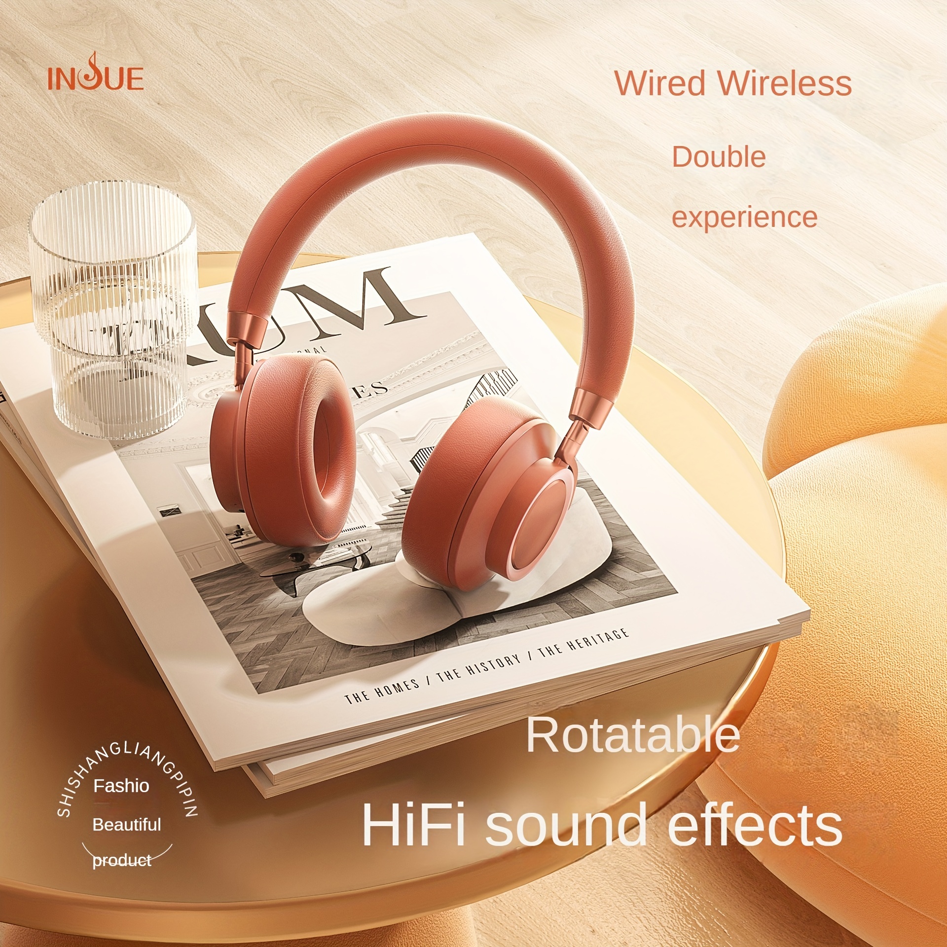 Auriculares inalámbricos, auriculares Bluetooth 2023 5.3 HiFi estéreo,  auriculares intraurales de 40 horas de reproducción, auriculares Bluetooth  con