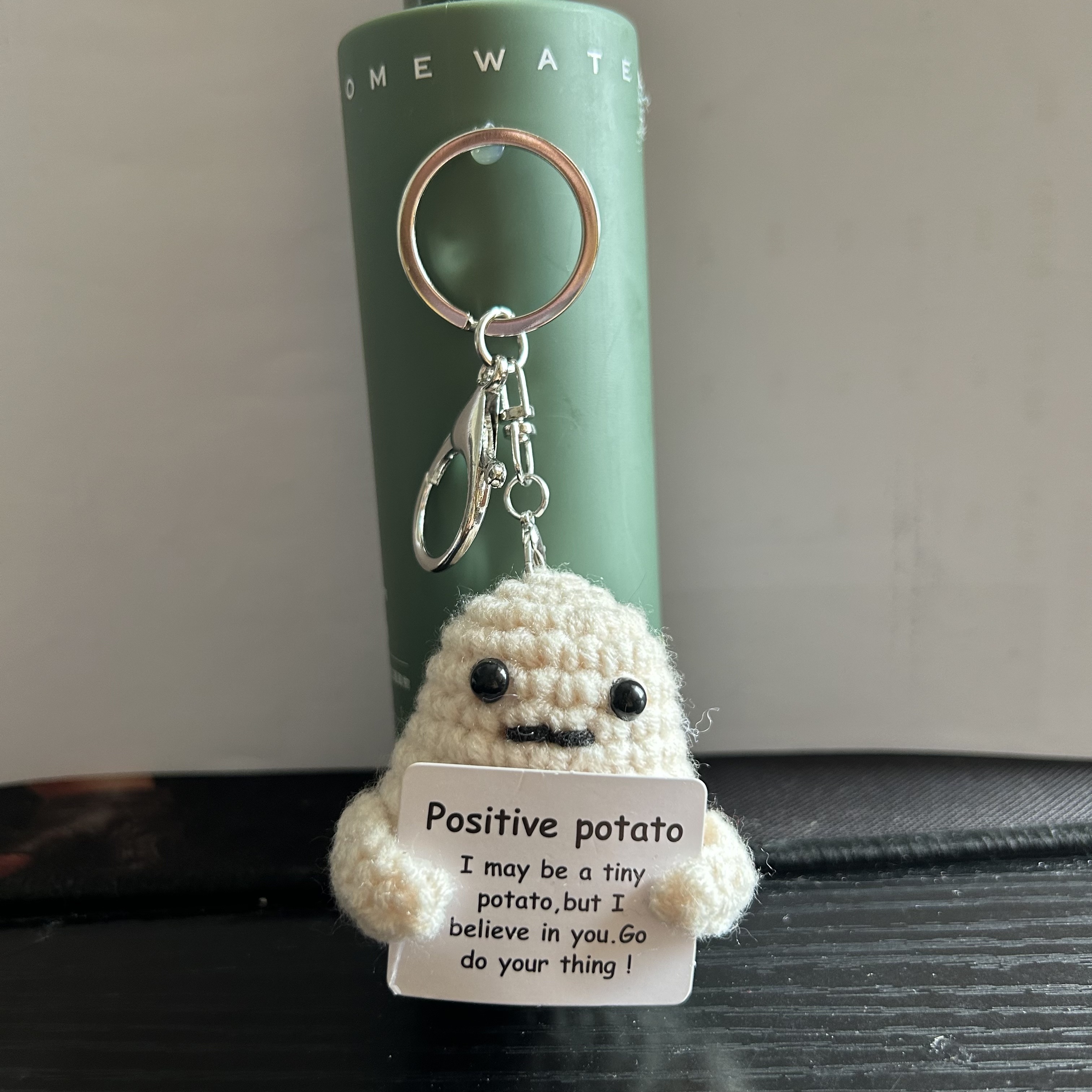 1pc Handmade And Fun Emotional Support Potato Soft Keychain