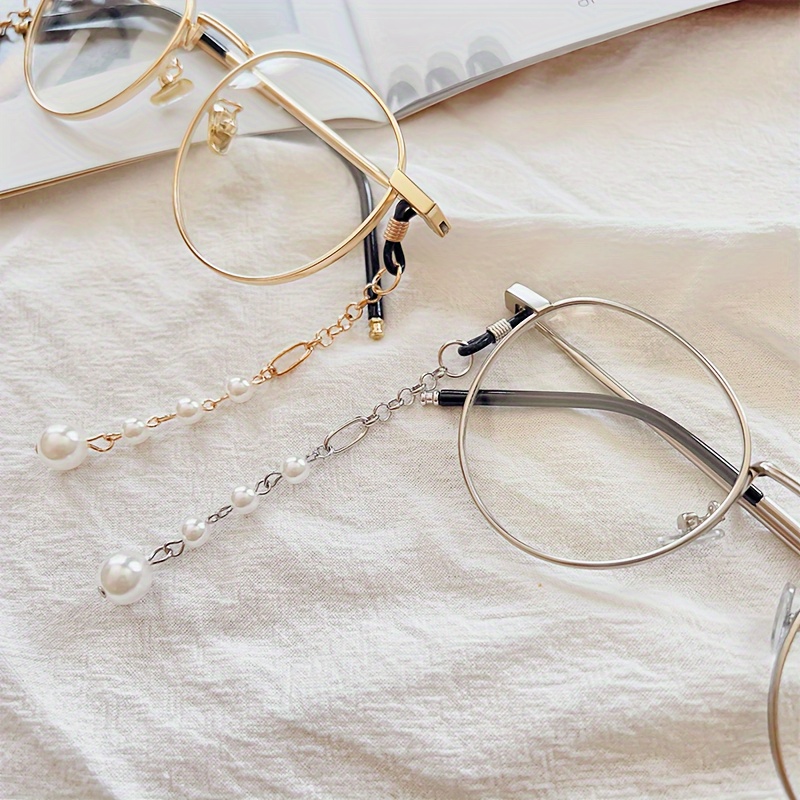 Imitation Pearls Reading Glasses Chain Beaded Fashionable Neck Holding For  Sunglasses, Reading Glasses And More Drawstring Cord Holder Accessory  221119 From Xue08, $3.08