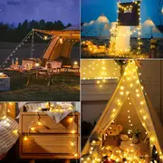 globe string lights battery powered led fairy light for indoor and outdoor party wedding garden tree for halloween christmas new year decoration for outdoor camping hiking details 0