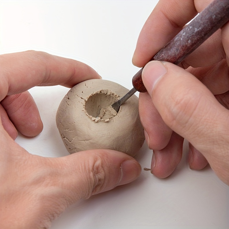 Herramientas de arcilla de cerámica de 10 piezas, juego de herramientas de  tallado de cerámica para principiantes, modelado de cerámica, escultura de
