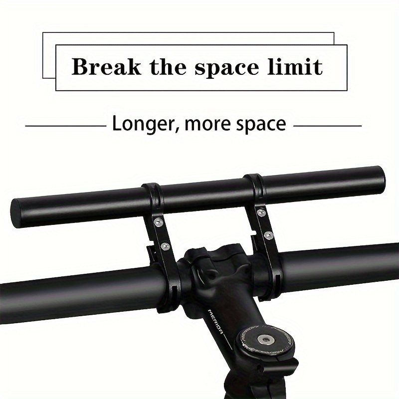 Xingzhi Mountain Bike Handlebar Extended Bracket Bike Handlebar Extend Bracket Extension Bar Bicycle Headlight Cycling Computer Mount Bar Holder