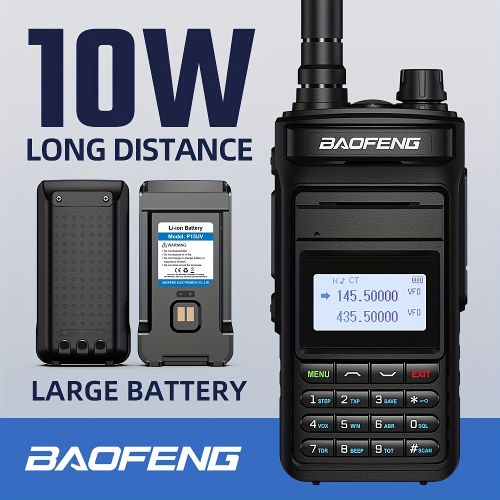 2023 NEW Baofeng UV-17 Two Way Radio Long Range 1000 Channels 10W