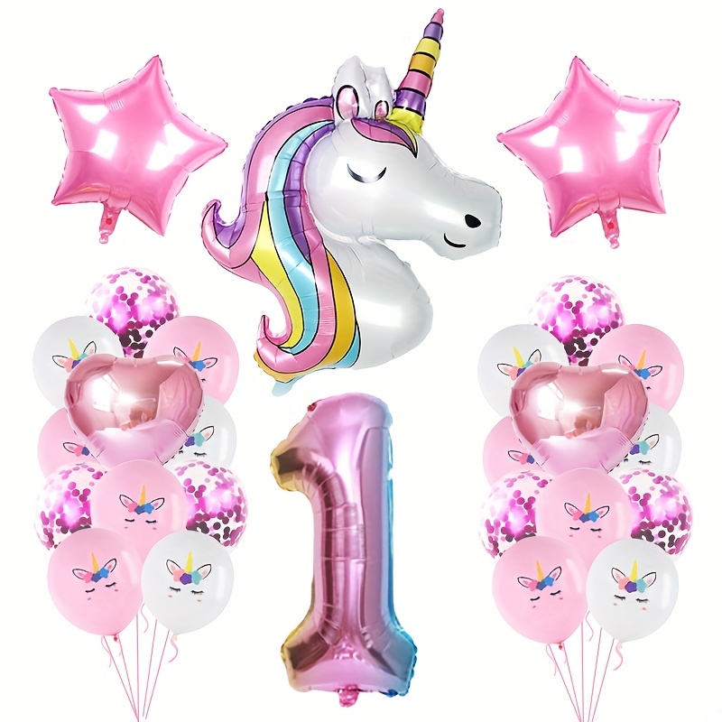 92 adesivi Unicorno Felice - Unicorno per feste e compleanni