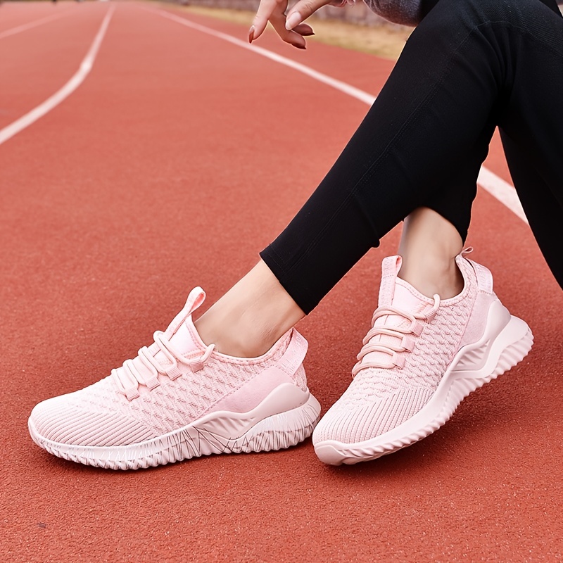 Zapatillas de deporte con suela de aire para mujer, Zapatillas deportivas  atletismo con cordones, transpirables, para correr, ocio, aire libre 