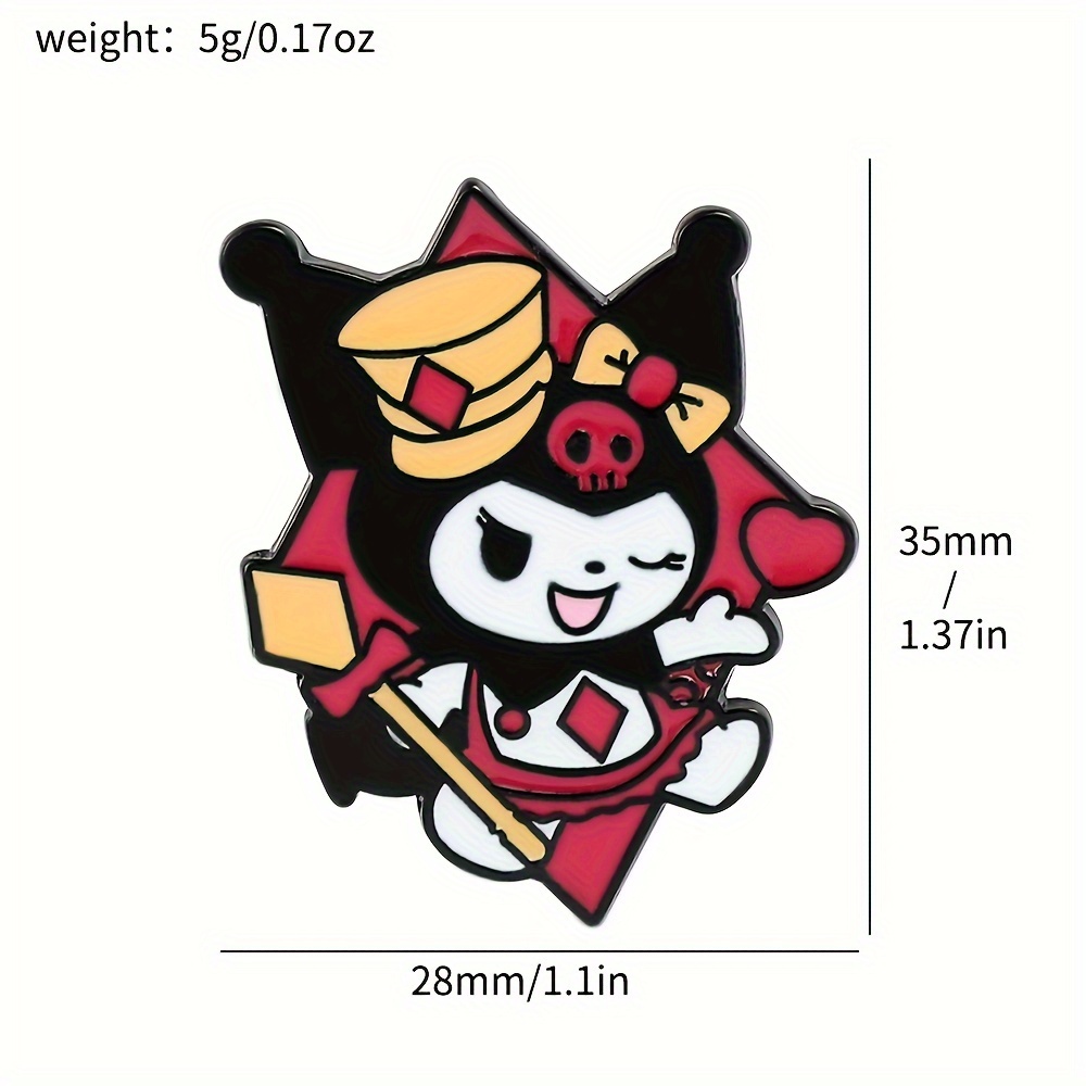 Series Badges Hello Kitty Pins For Backpack Kuromi - Temu