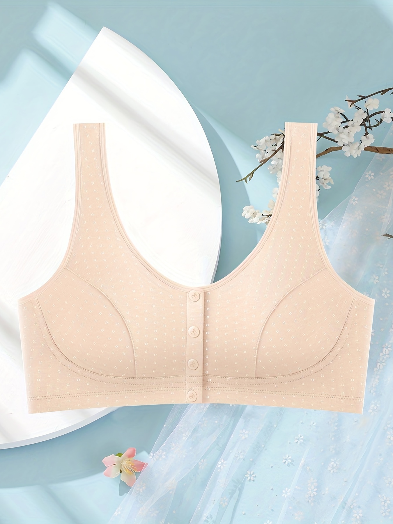 Buy MOONMALLS Everyday Bras - Cotton Soft Cup Wireless Front Close