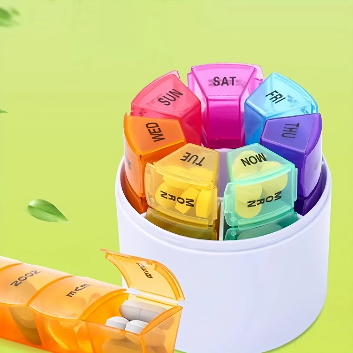 Portable Pill Box - Organize Your Medication With Ease - Temu