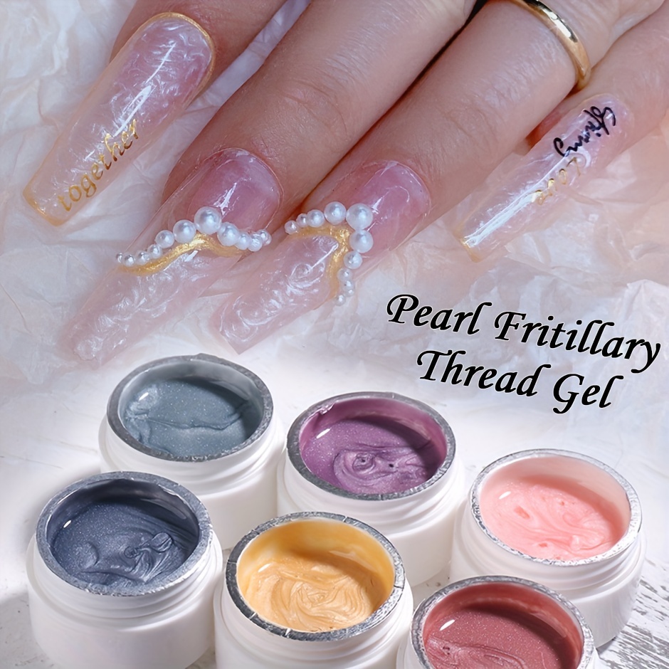 PEARL NAIL CHARMS, POLYGEL NAIL TUTORIAL