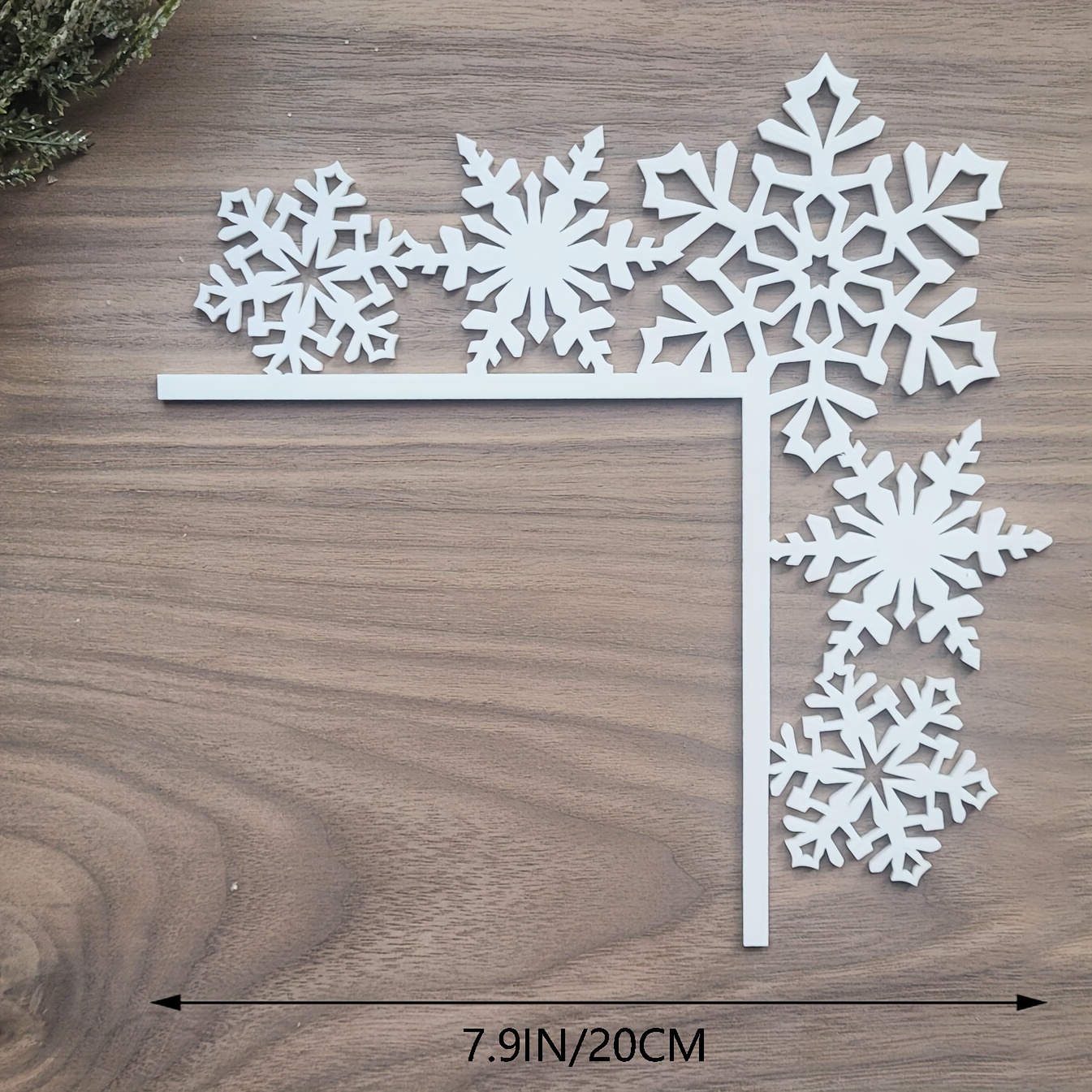 Winter Wooden Snowflake Decor winter Snowflake Table Signs - Temu