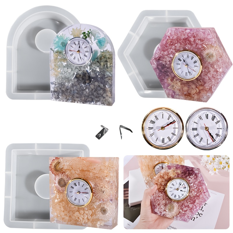 Silicone Mold Clock Making, Silicone Clock Mould Resin
