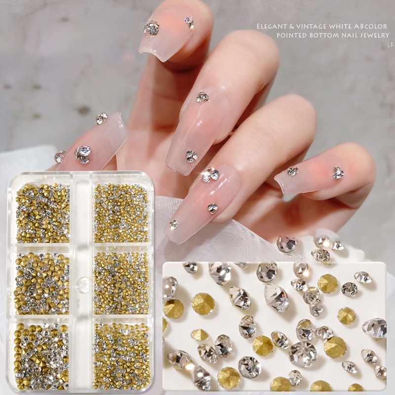 12 Rejillas Perlas Diamantes Imitación Cristales Cristal - Temu