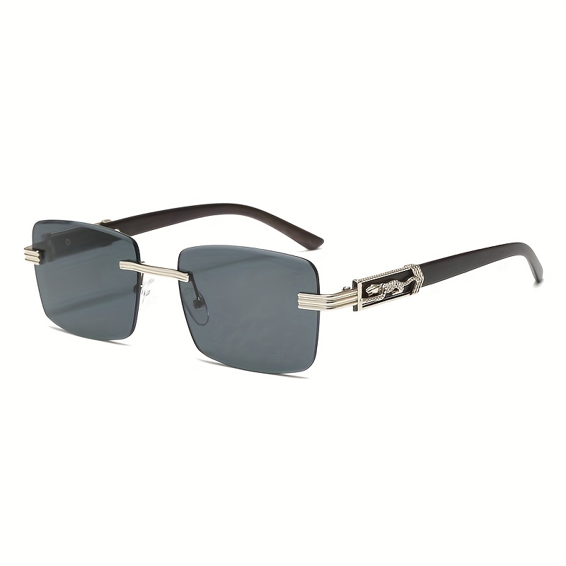 Vintage Sunglasses Edgeless Cut Edge Sunglasses
