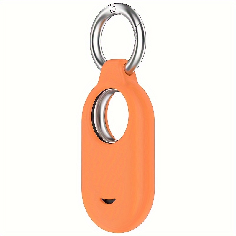 Portable Protector Case Compatible with * Smart Tag 2 * Soft Silicone Case  Anti-Scratch Lightweight Protective Skin Cover with Key Ring for Smart Tag  Finder Keychain Accessory