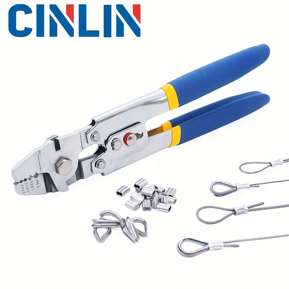 Steel Wire Rope Mini Crimping Tool 1mm 1.5mm 2mm 2.5mm 