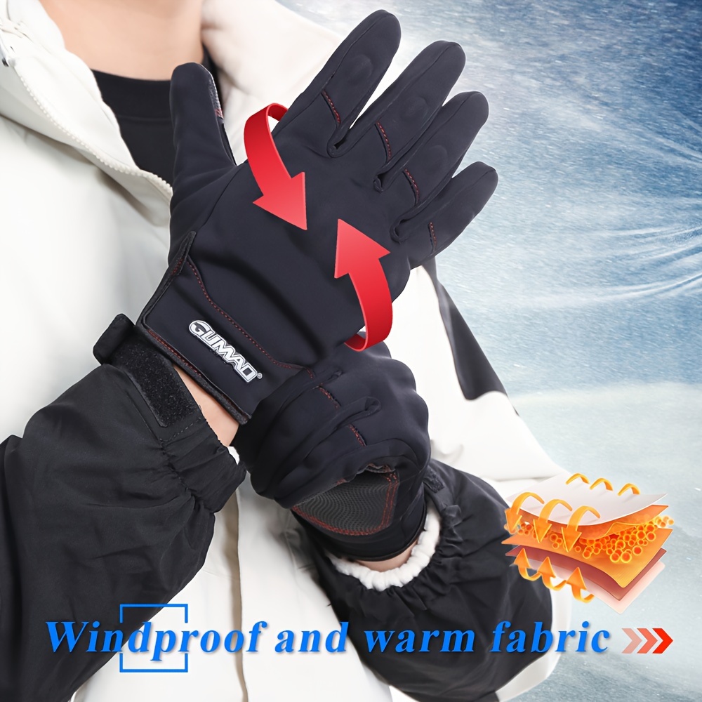 Thermal Windproof Waterproof Winter Gloves Men Women Touch Screen