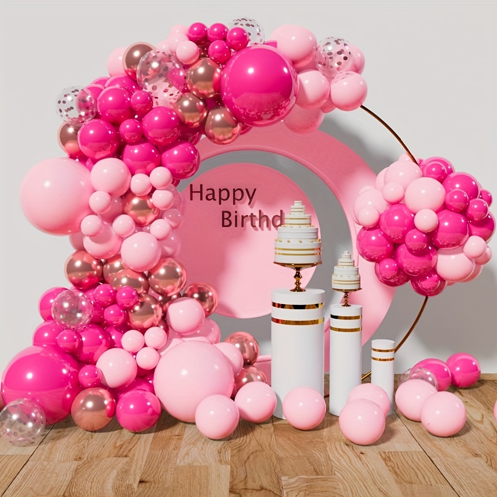 Fondos de fiesta de cumpleaños globos confeti artilugios de fiesta