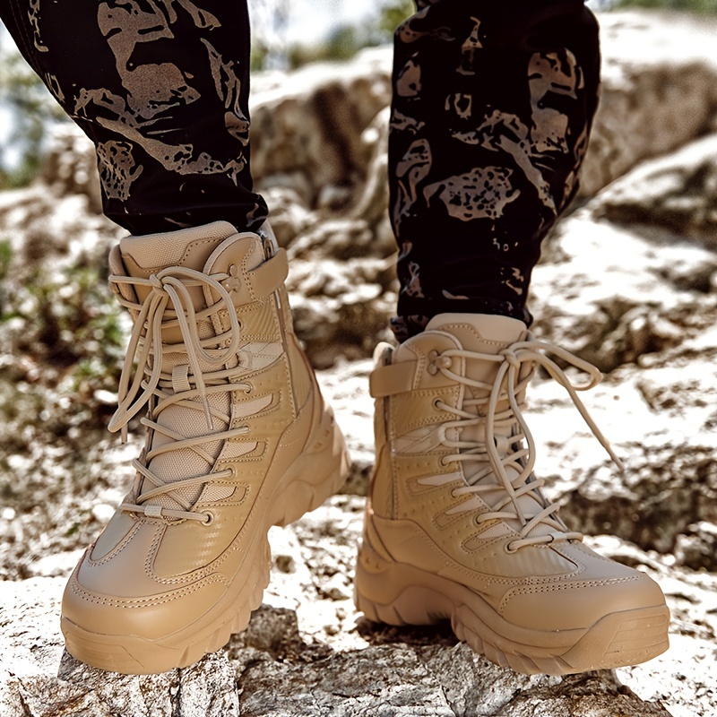 combat boots non slip