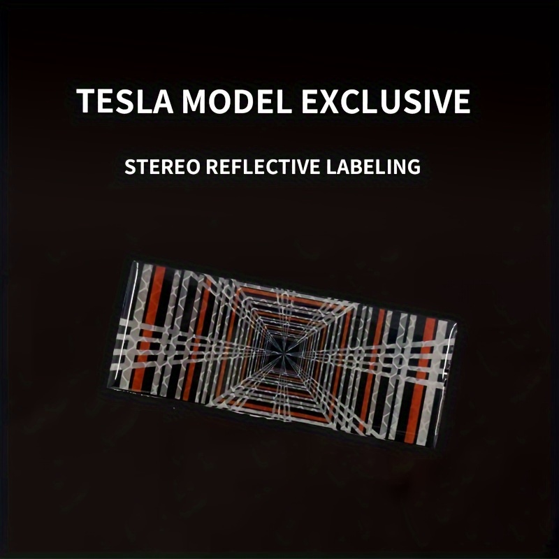 Für Tesla Model 3 Y S X Plaid Logo Auto Aufkleber 2023 2022 Aufkleber  Schwanz Tag Gitter Auto Metall Brief Aufkleber Zubehör
