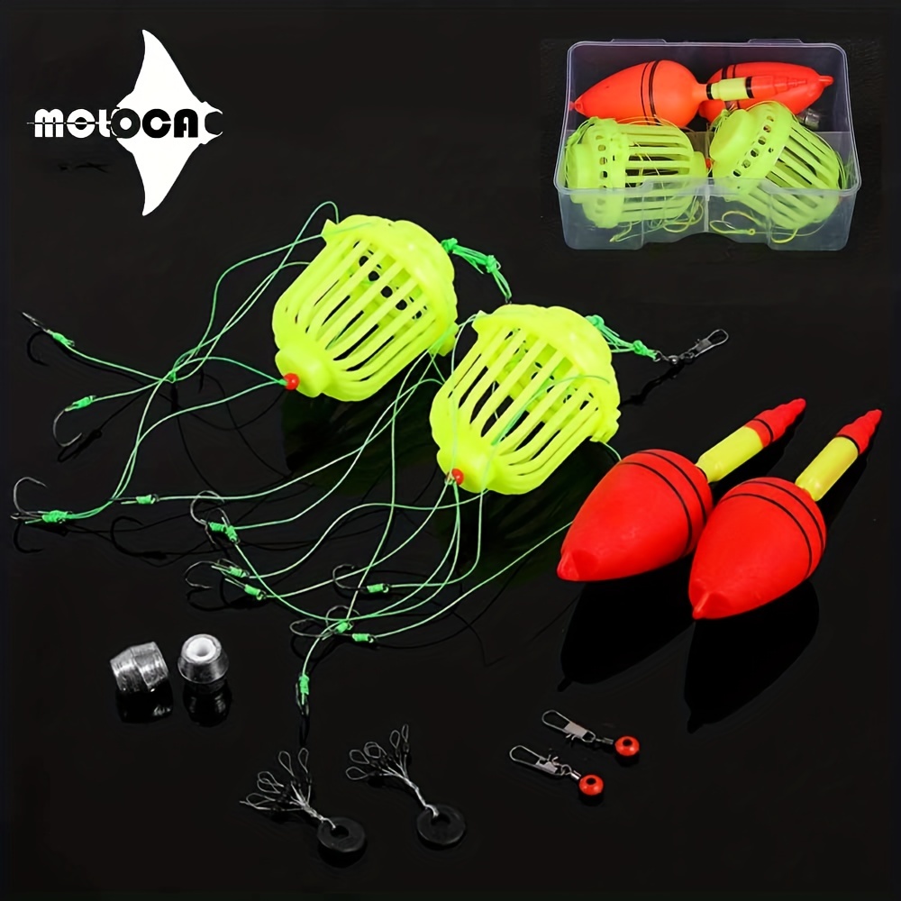 1pc Fishing Hook With Glow-in-the-dark Steel Wire Balance Rigging & Metal  Material For Fishing At Sea And On Boats
