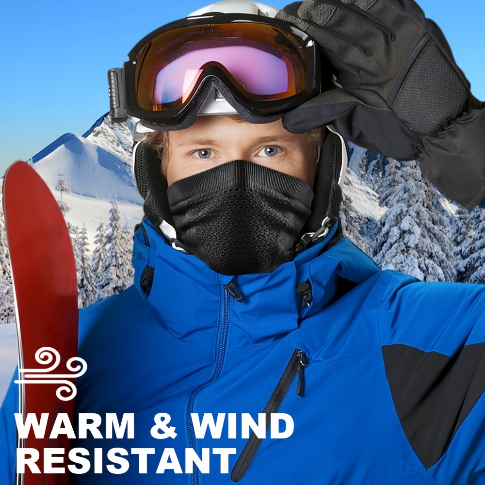 Cache cou D'hiver Cache cou Demi visage Pour Masque De Ski - Temu