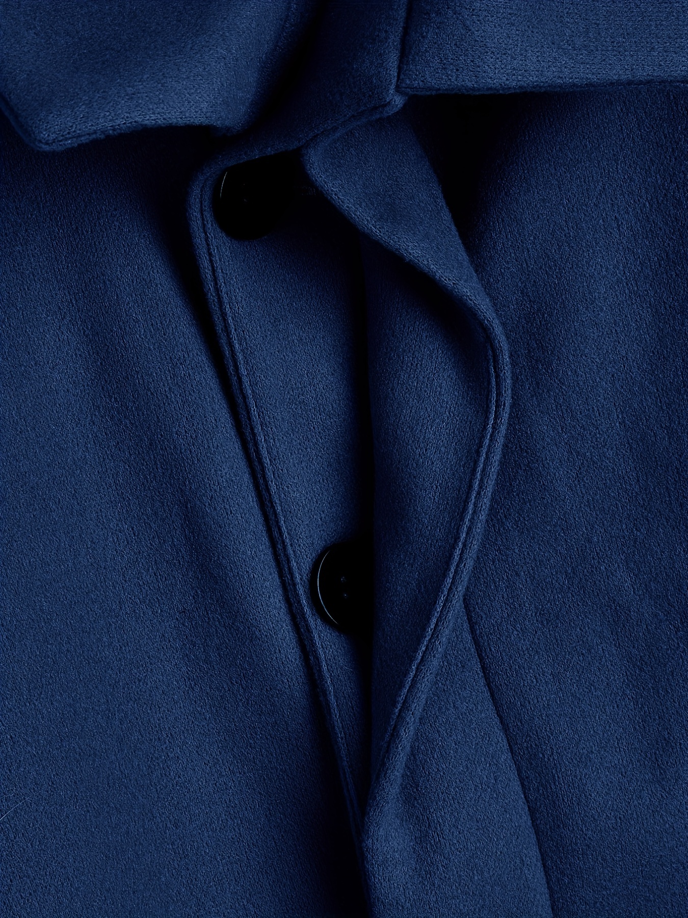 Men Blue Long Overcoat, Winter Long Jacket, Windbreak Coat