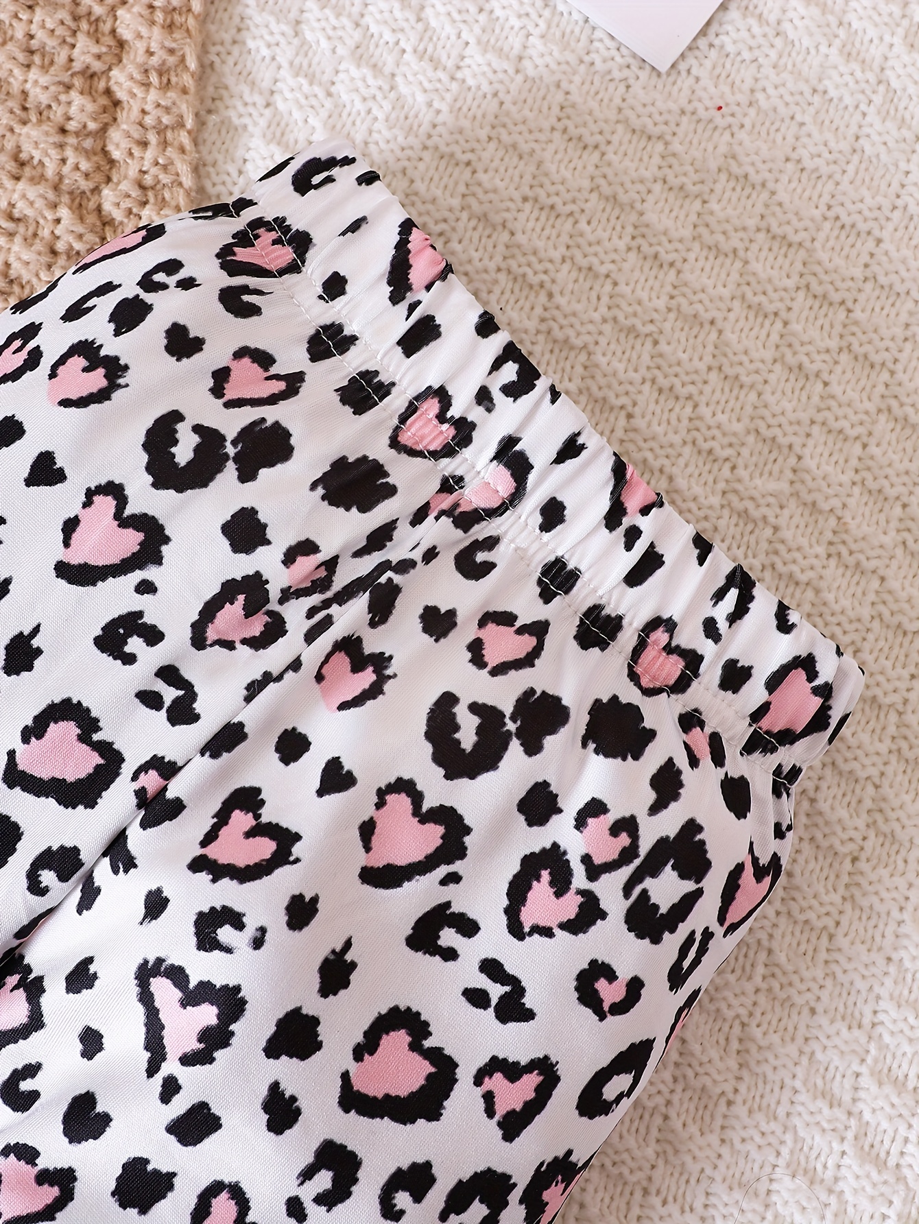 Hot Pink Leopard All Over Print Youth Leggings