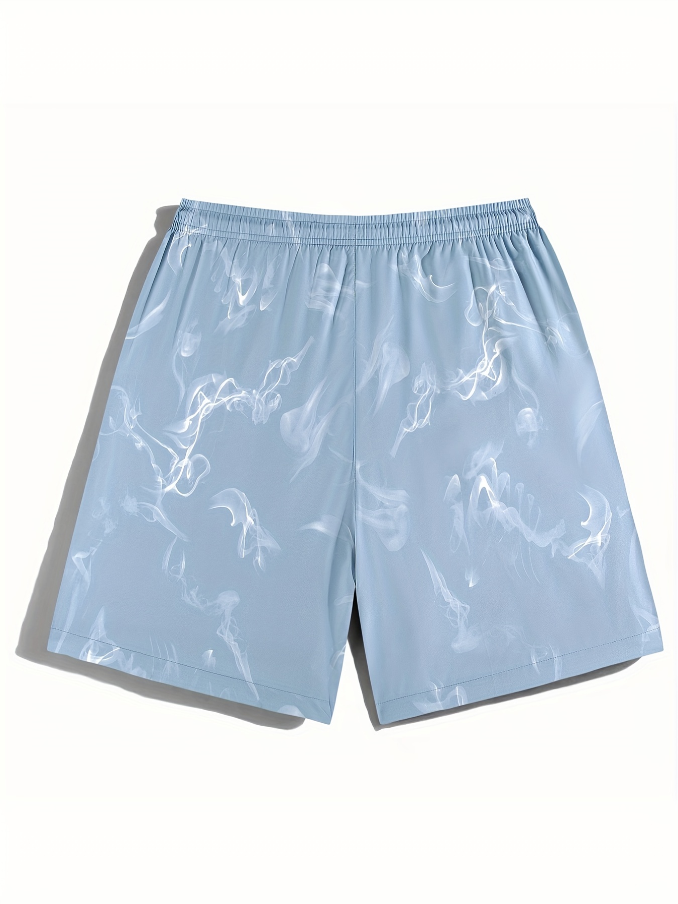 Plus Size Beach Shorts Men Summer Loose Leisure Shorts Smog - Temu