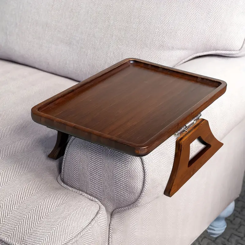 Arm Table Clip On Tray Sofa For