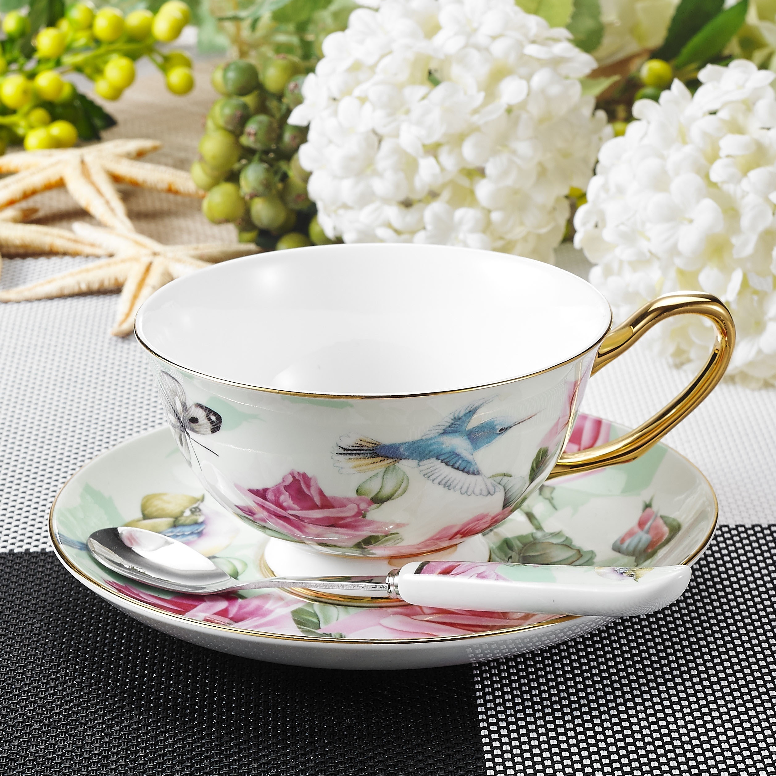 Porcelain Cappuccino Espresso Coffee Cup With Saucer 6.8 - Temu