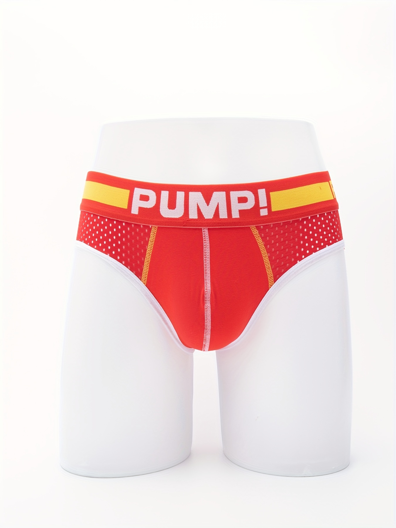 Men's Sexy Underwear Cotton Mesh Breathable Comfy Briefs - Temu